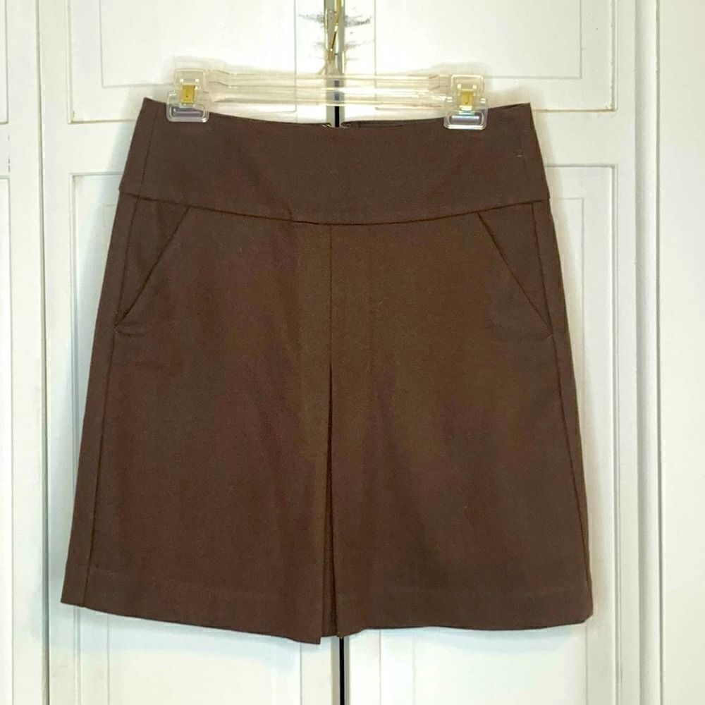 Banana Republic Brown Wool Skirt
